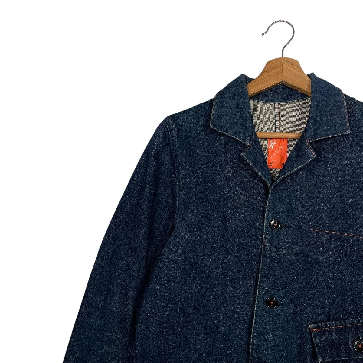 KATO Vtg Kato Tool Project Single Pocket Denim Jacket Size US S / EU 44-46 / 1 - 6 Thumbnail