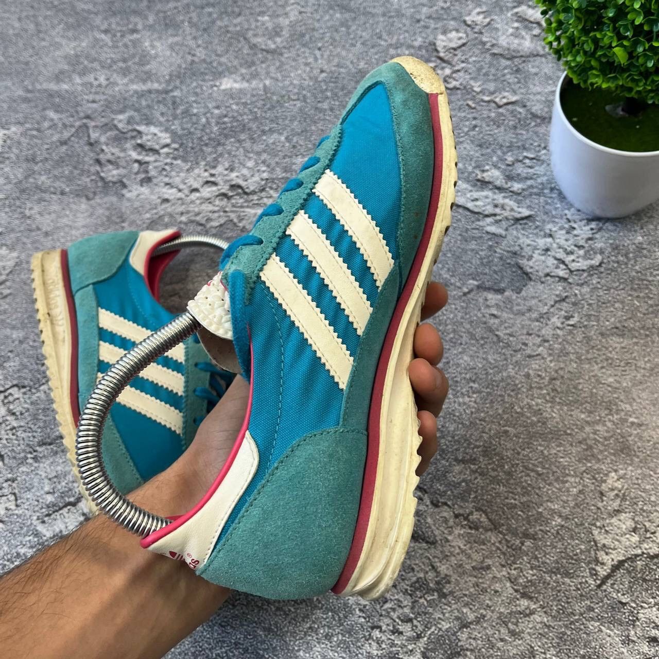 Adidas Vintage Adidas SL 72 Blue Hype Shoes Y2K Size US 7.5 / EU 40-41 - 5 Thumbnail