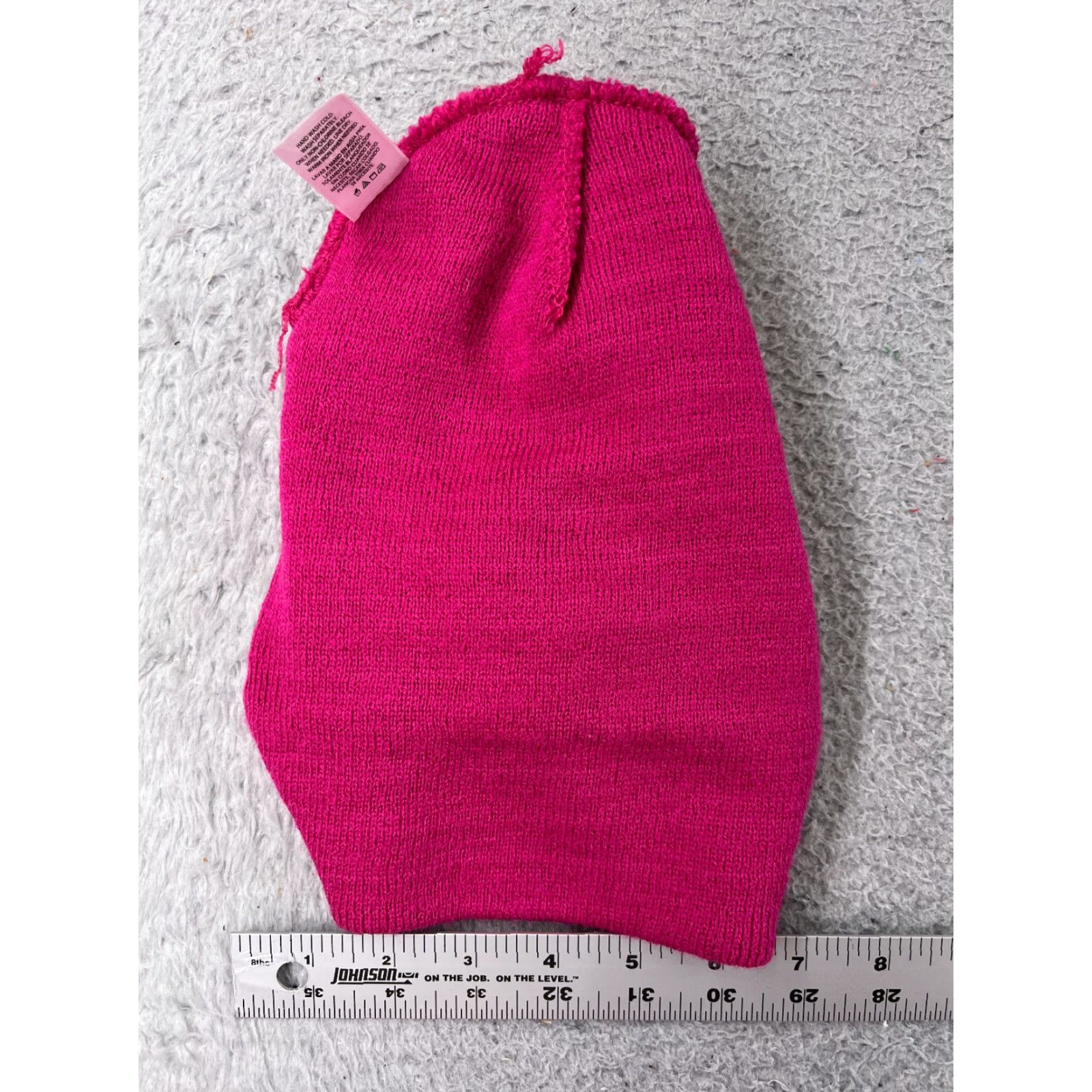 Walmart Walmart Beanie Hat Adult One Size Pink Solid Knit Acrylic Ski Unisex Size ONE SIZE - 4 Thumbnail