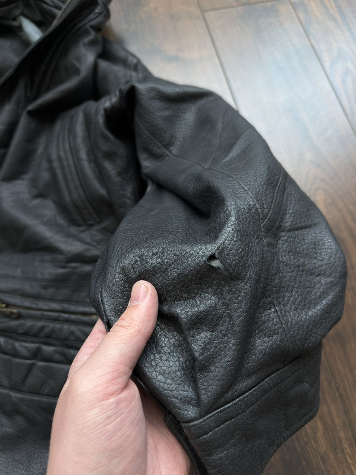 90's YSL Leather Jacket Saint Laurent Leather