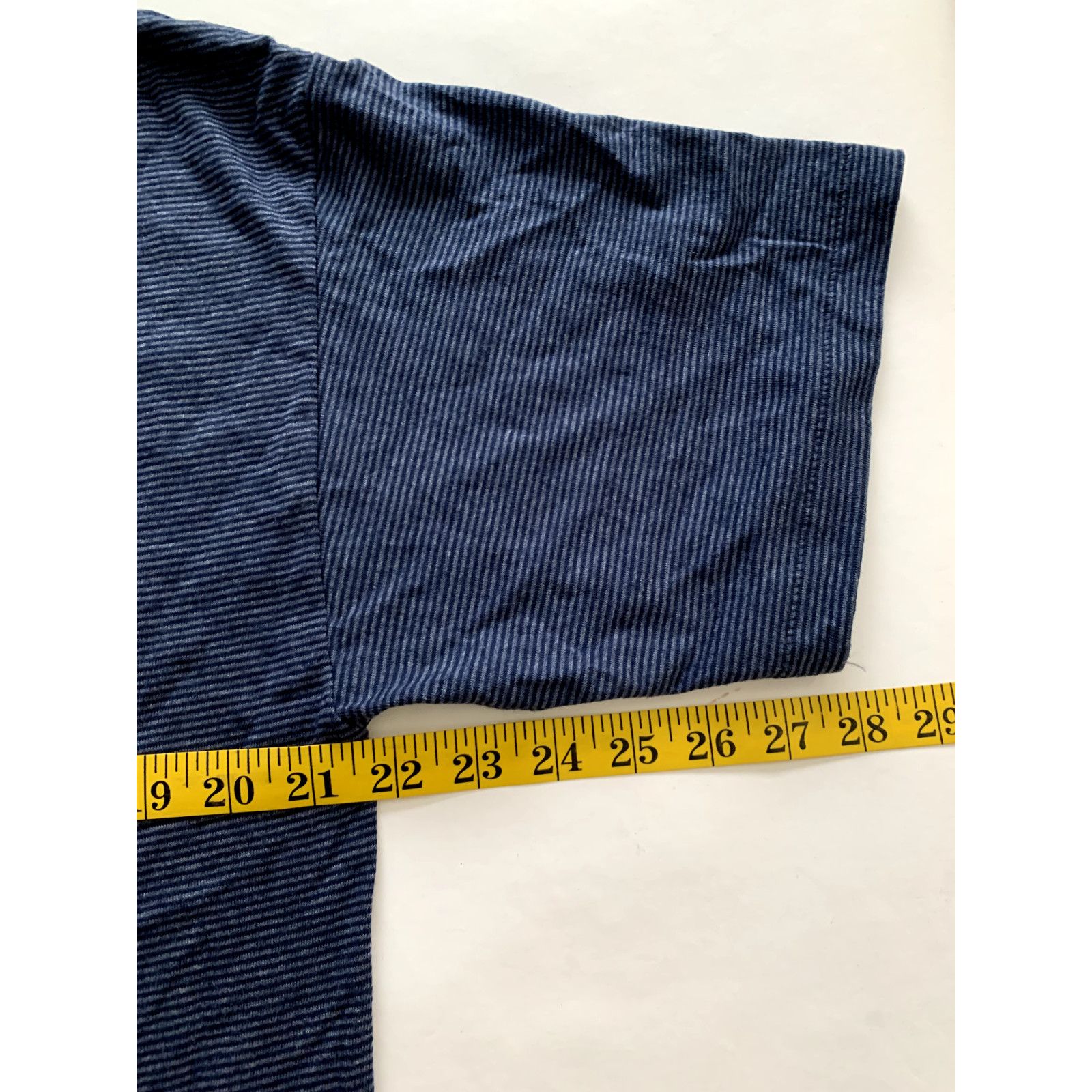 Vintage Vintage Montana Striped Shirt Large L MT Blue Tee VTG 90s Size US L / EU 52-54 / 3 - 10 Thumbnail
