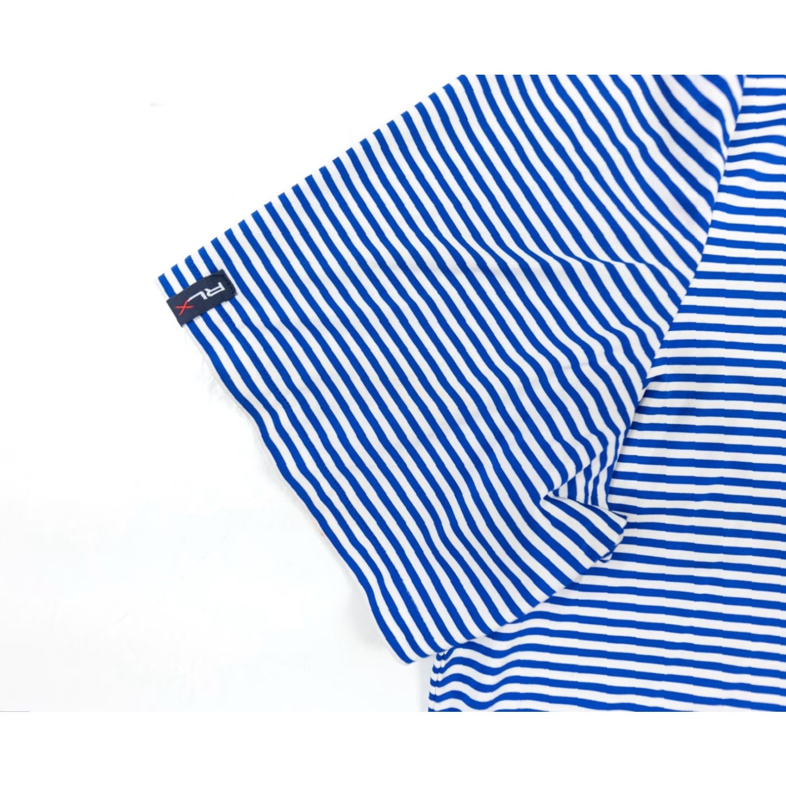 RLX Ralph Lauren VINTAGE RLX Ralph Lauren Polo Shirt Adult XL Blue 1896 Golf Striped Mens Stretch Size US XL / EU 56 / 4 - 4 Thumbnail