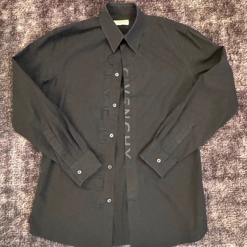 Givenchy Givenchy Size38 Black shirt Size US M / EU 48-50 / 2 - 2 Thumbnail
