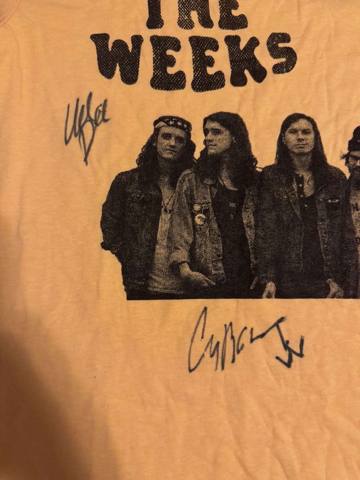 Canvas The Weeks Concert Shirt (Autographed) Size US L / EU 52-54 / 3 - 3 Thumbnail