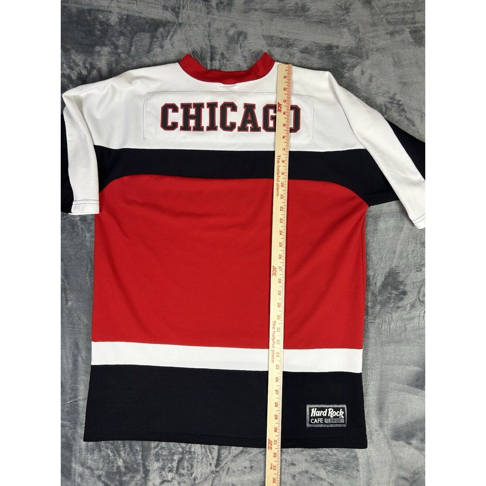 Hard Rock Cafe Vintage Hard Rock Cafe Chicago Hockey Jersey Men’s Large Size US L / EU 52-54 / 3 - 10 Thumbnail