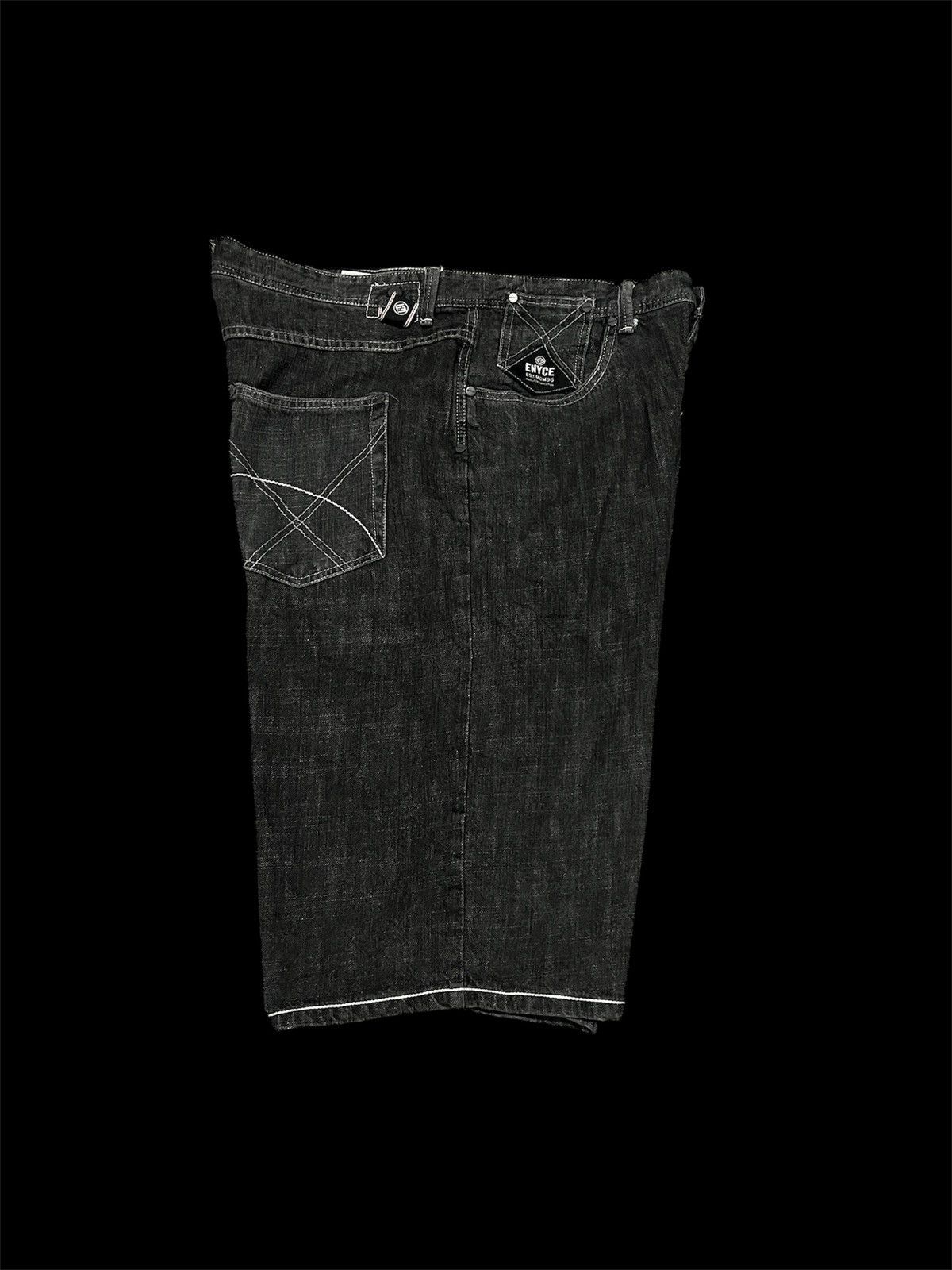 Enyce Rare Vintage Y2k 90s Baggy wide Leg Embriodered Short Size US 38 / EU 54 - 5 Thumbnail