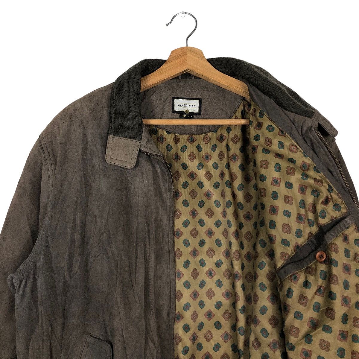 Japanese Brand 🔥Vintage Biker Leather Jacket Vario Max Issey Miyake Size US L / EU 52-54 / 3 - 12 Thumbnail