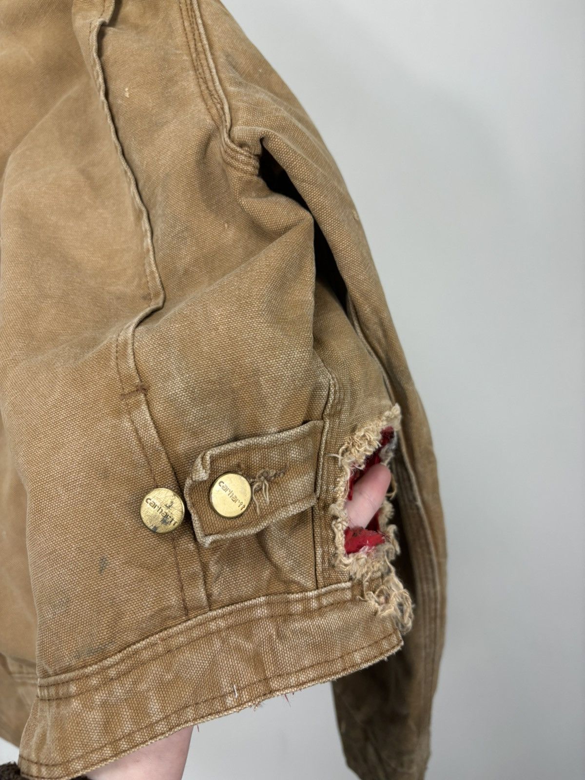 Carhartt Vintage Carhartt 80s USA Boxy Fit Cropped Detroit Jacket Size US L / EU 52-54 / 3 - 22 Thumbnail