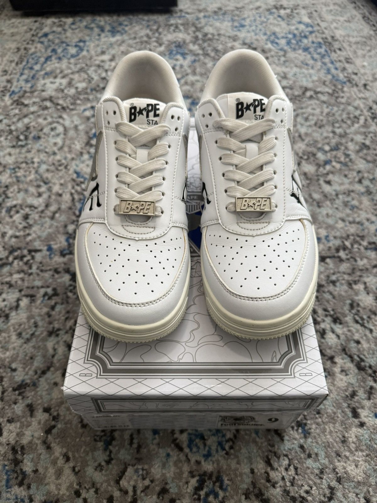 Bape bape sta low white reflective Size US 9 / EU 42 - 3 Thumbnail