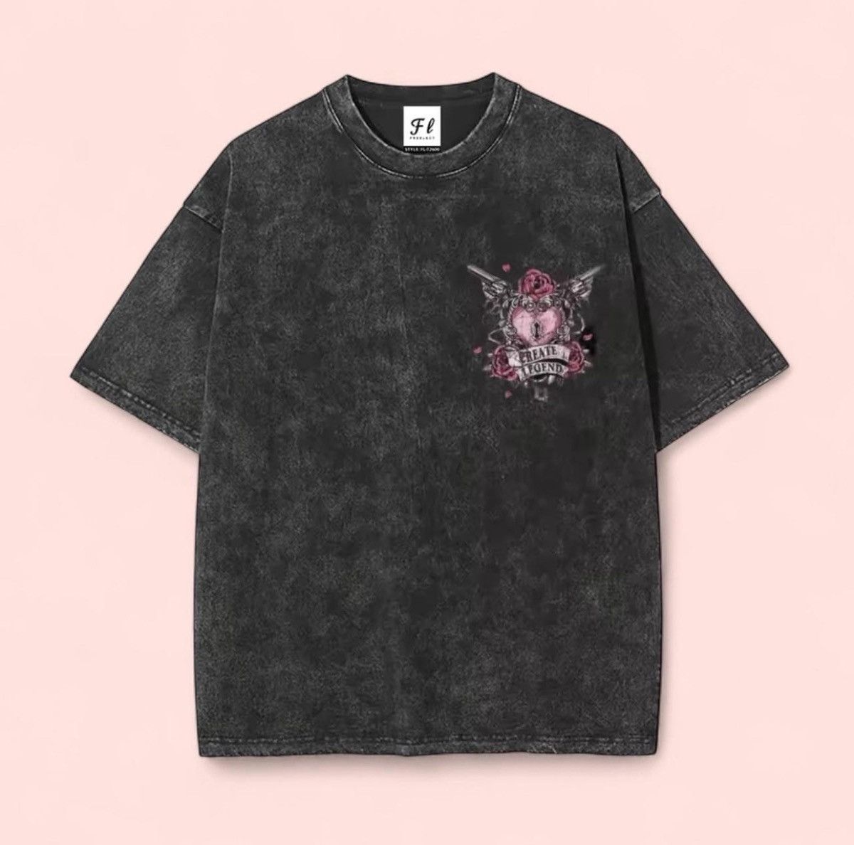 Create Legend Vintage Streetwear Oversized Tshirt