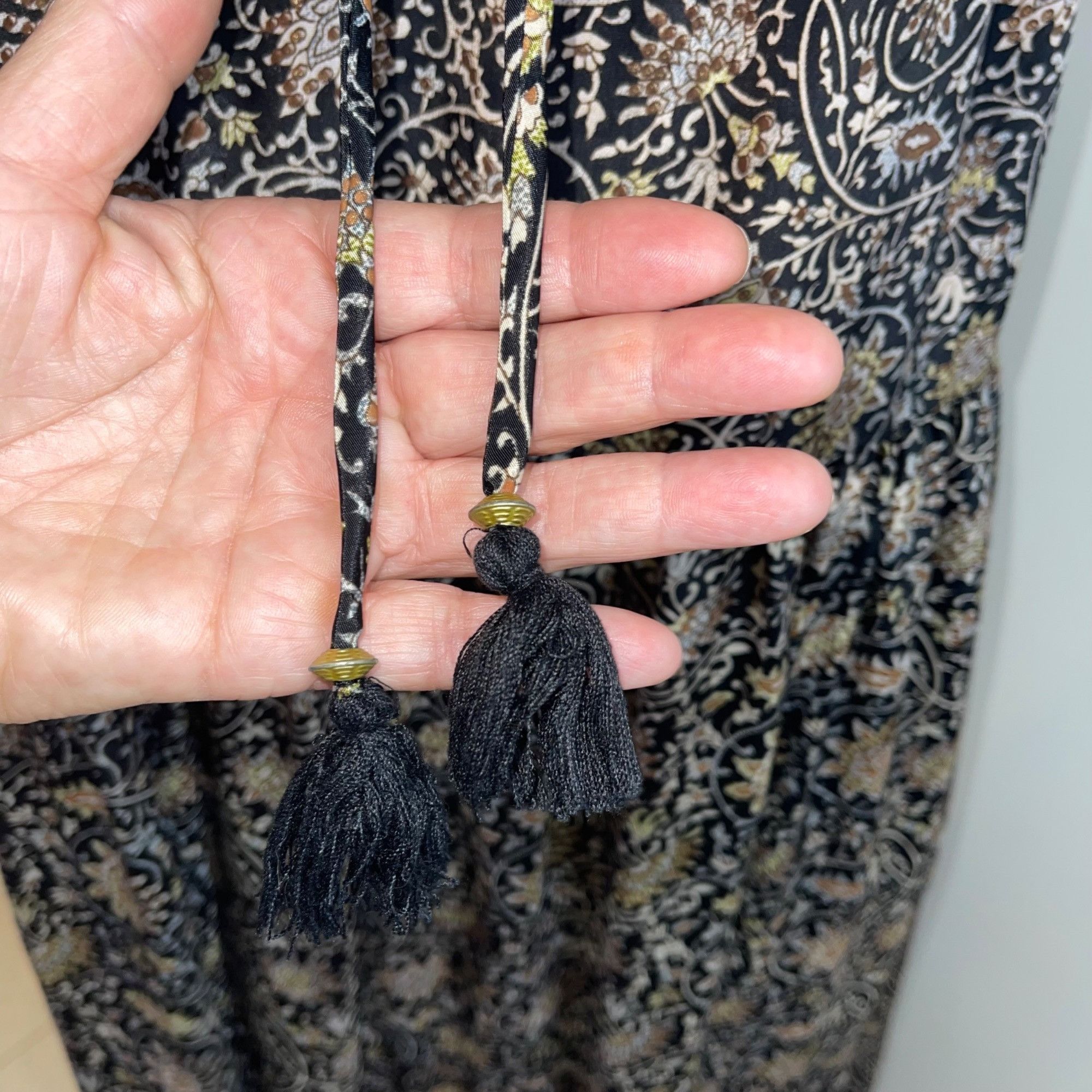 Other Paani Womens Dress Size Medium Black Boho Maxi Size M / US 6-8 / IT 42-44 - 4 Thumbnail