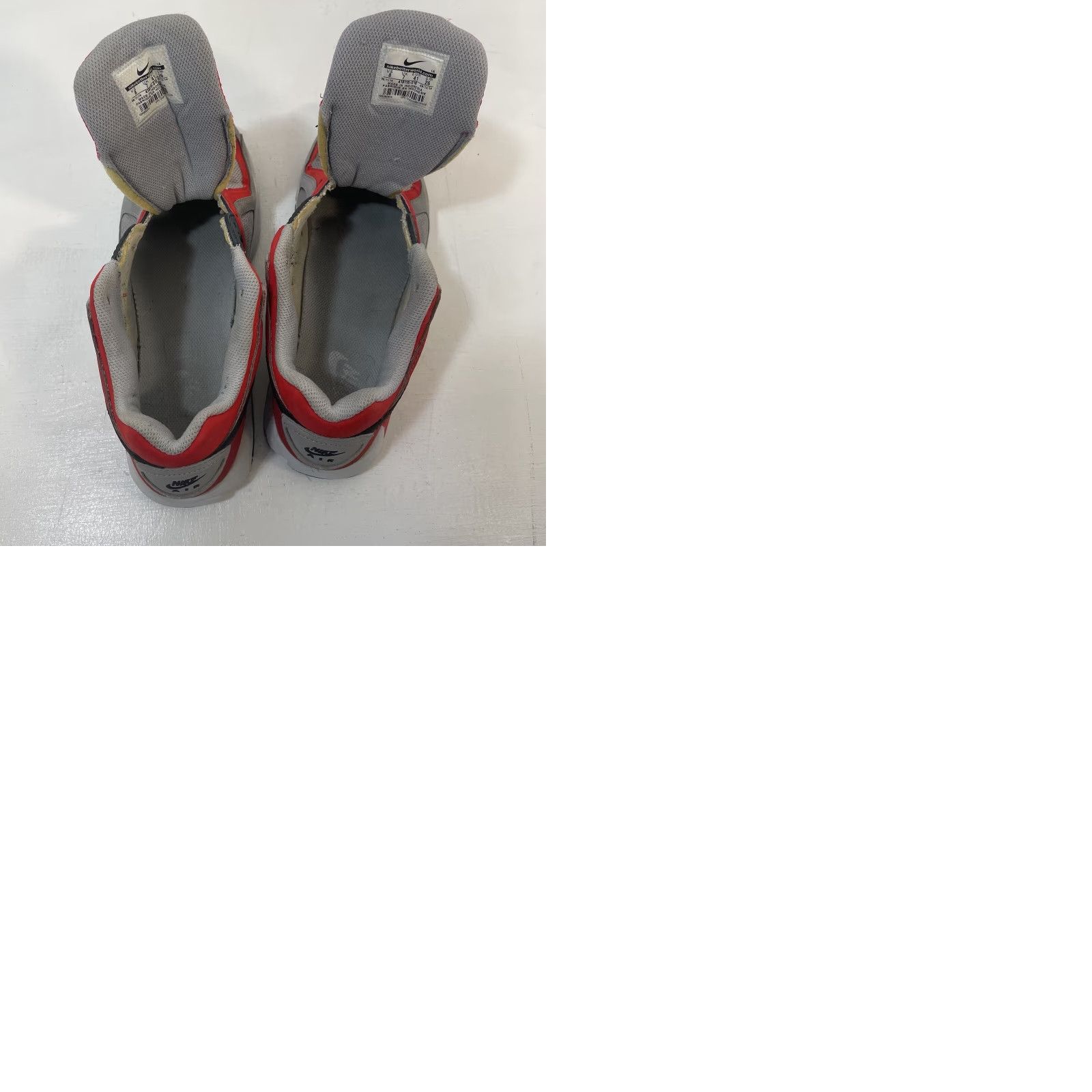 Nike Nike Air Max Go Strong Sneakers Men’s 8 Wolf Gray Challenge Red 418115-016 Size US 8 / EU 41 - 12 Thumbnail