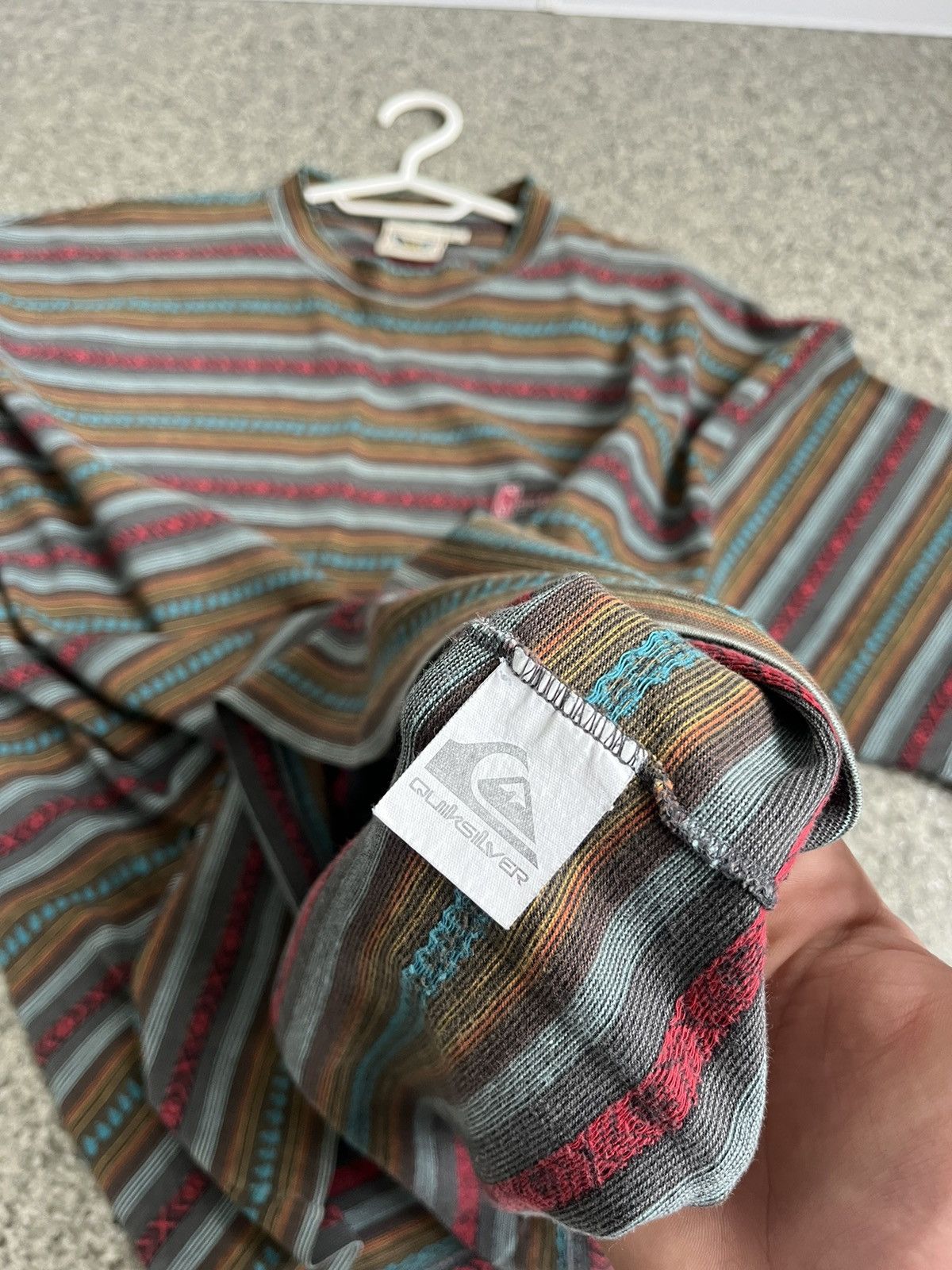 Quiksilver × Vintage Vintage Crazy Quiksilver Tee Size US S / EU 44-46 / 1 - 8 Thumbnail