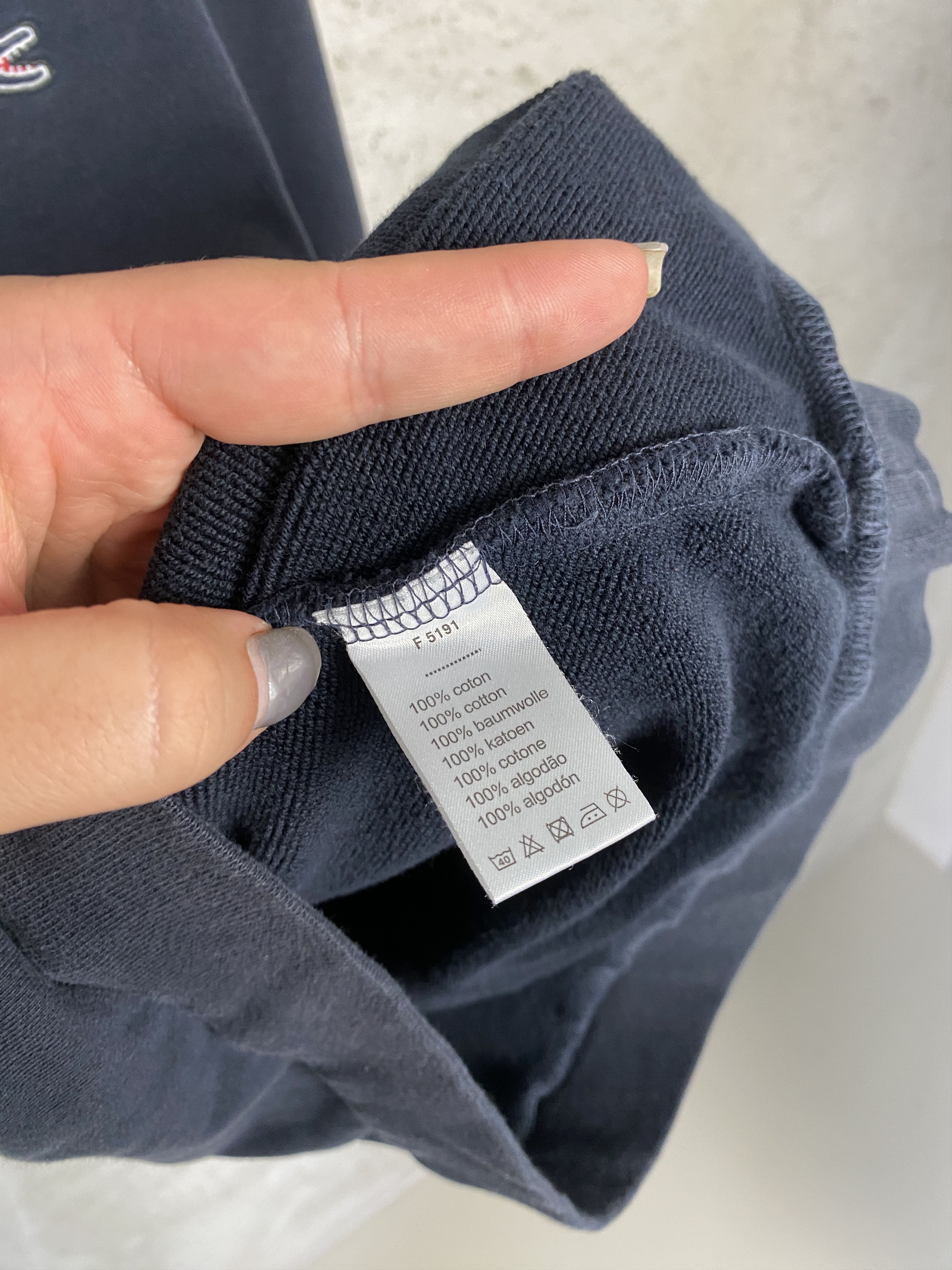Lacoste Lacoste small logo quarter zip sweatshirt crewneck Size US M / EU 48-50 / 2 - 4 Thumbnail