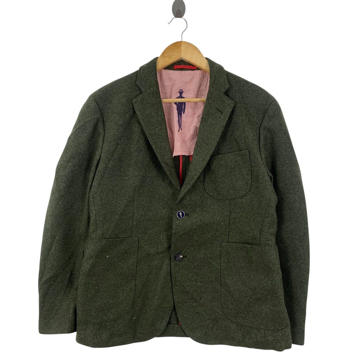 Hardy Amies Vintage HARDY AMIES PRESENT Collection Heddon Fit Blazer Size 34R - 5 Thumbnail
