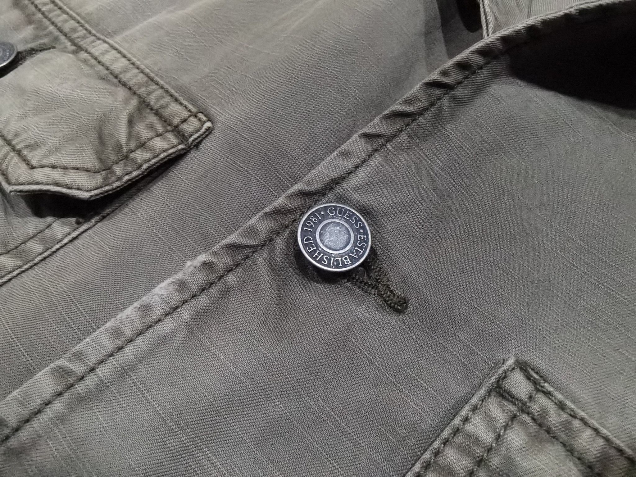 Guess GUESS army Green jacket L 8136 Size US L / EU 52-54 / 3 - 14 Thumbnail