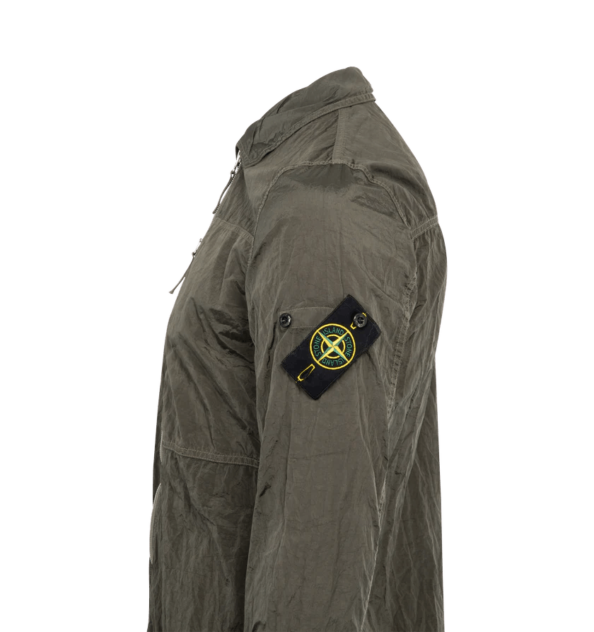 Stone Island o1h1sh10525 Crinkle Over Shirt in Green Size US M / EU 48-50 / 2 - 3 Thumbnail