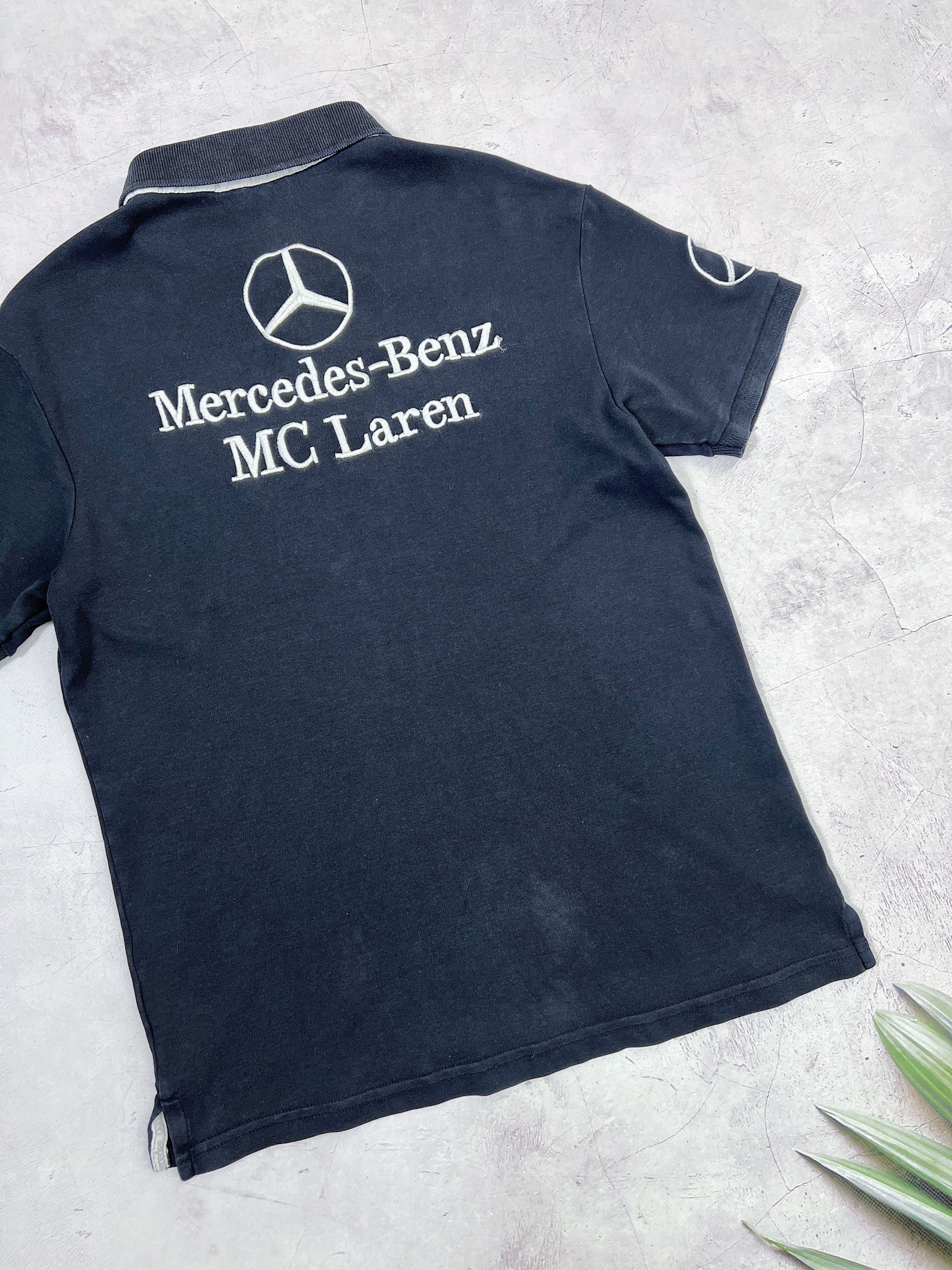 Mercedes-Benz × Vintage Vintage Mercedes Benz T-Shirt Embroided Big Logo Size US S / EU 44-46 / 1 - 16 Thumbnail