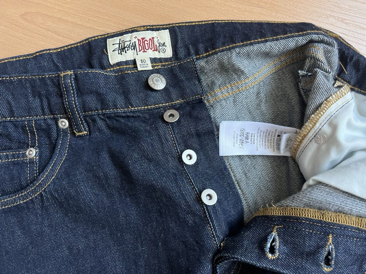 Stussy Stüssy Big Ol’ Jeans — 42cm waist, raw denim, great cond. Size US 32 / EU 48 - 2 Thumbnail