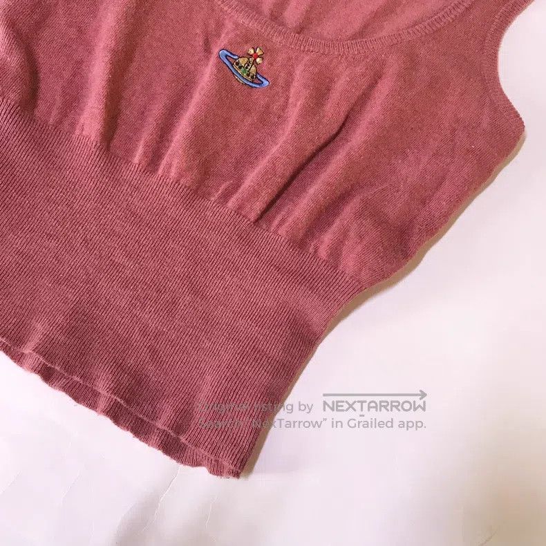 Vivienne Westwood Vivienne Westwood Planet embroidery dusty pink vest Size M / US 6-8 / IT 42-44 - 7 Thumbnail