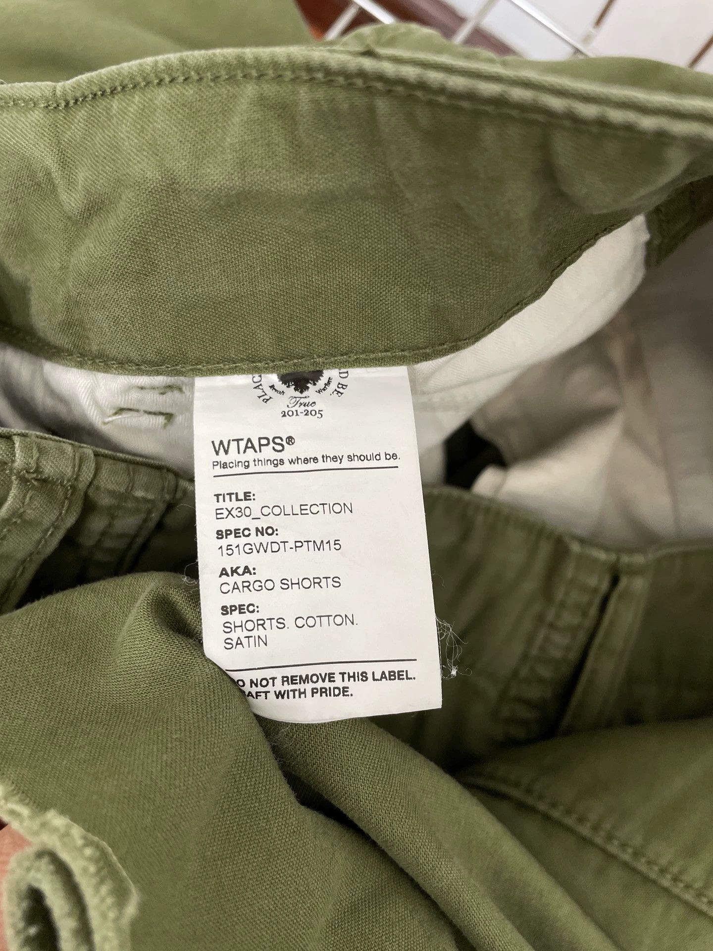 Wtaps WTAPS 15SS Olive Drab Cargo Shorts Size 2 Size US 32 / EU 48 - 4 Thumbnail