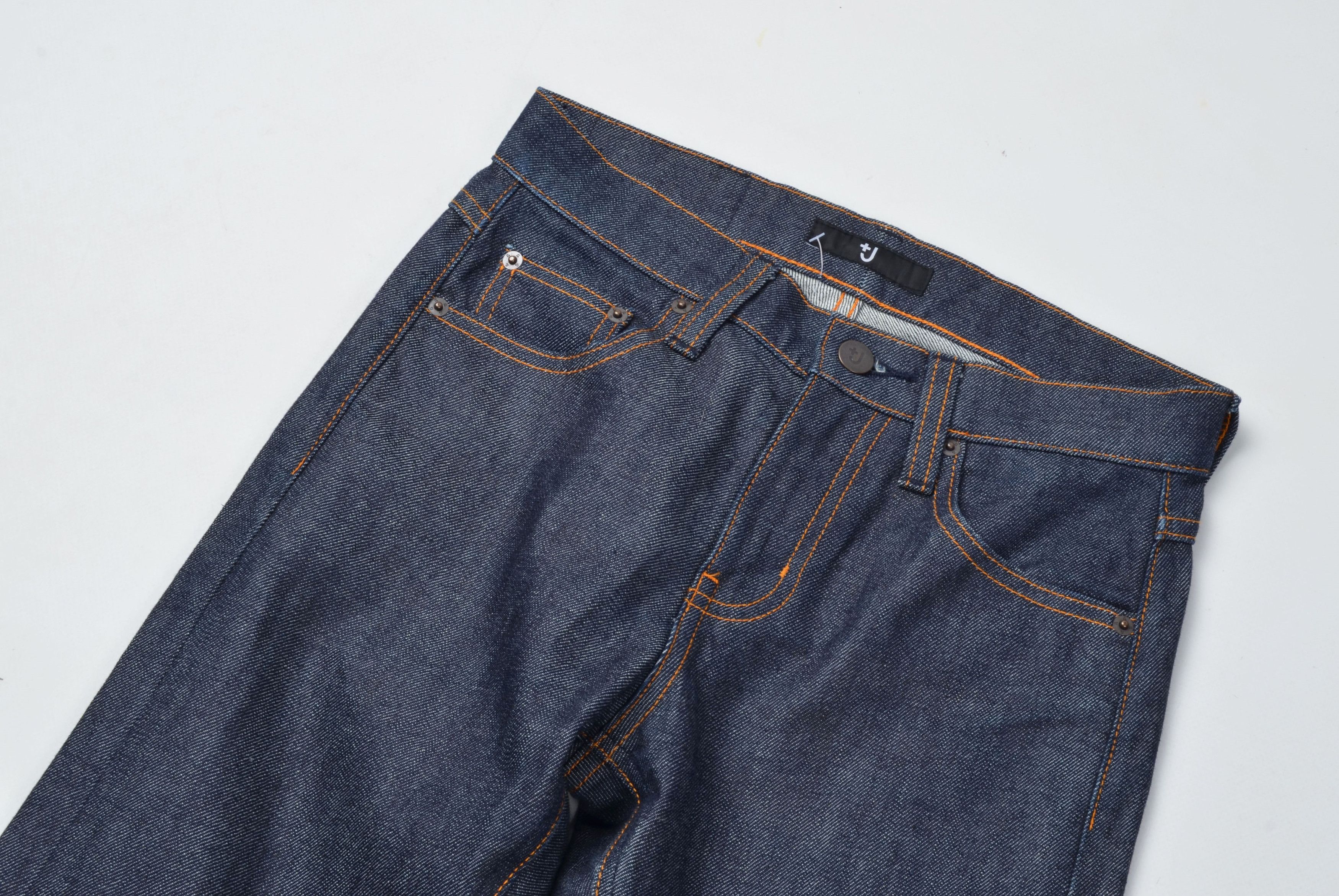 Designer × Jil Sander × Uniqlo Uniqlo X Jil Sander +J Blue Straight Slim Selvedge Denim Size 27" / US 4 / IT 40 - 2 Thumbnail
