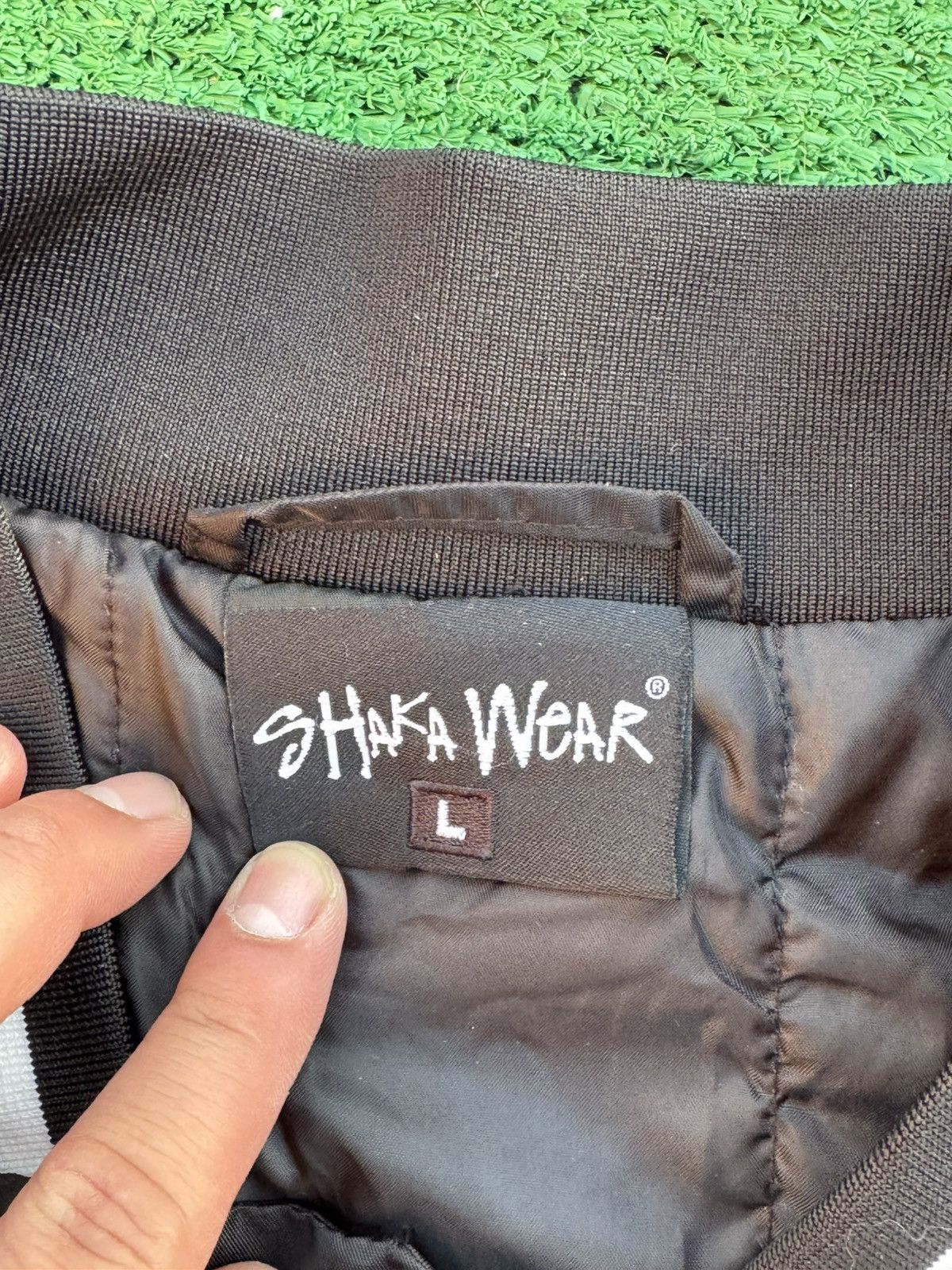 Other Shaka Wear Filevine black varsity jacket Size US L / EU 52-54 / 3 - 3 Thumbnail