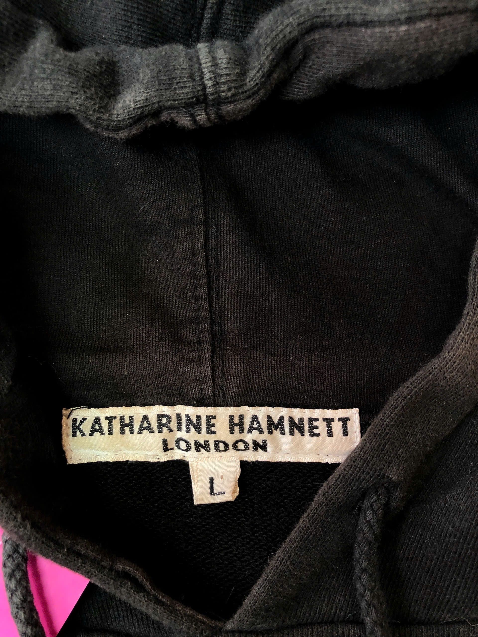 Katharine Hamnett London Katharine Hamnett London black graphic hoodie Size US L / EU 52-54 / 3 - 2 Thumbnail