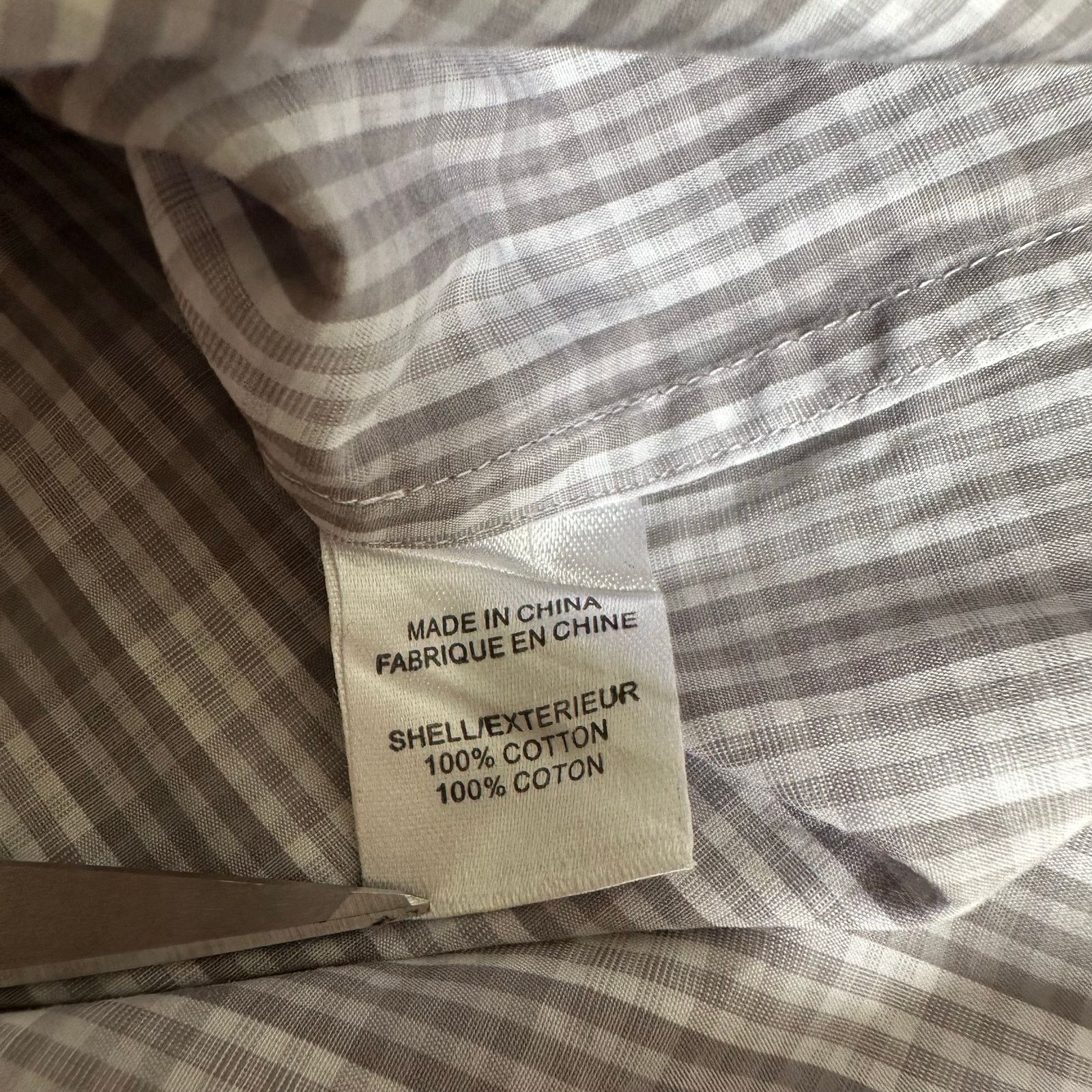 Theory Theory Gray Plaid Marco Longsleeve Dress Shirt Size US L / EU 52-54 / 3 - 6 Thumbnail