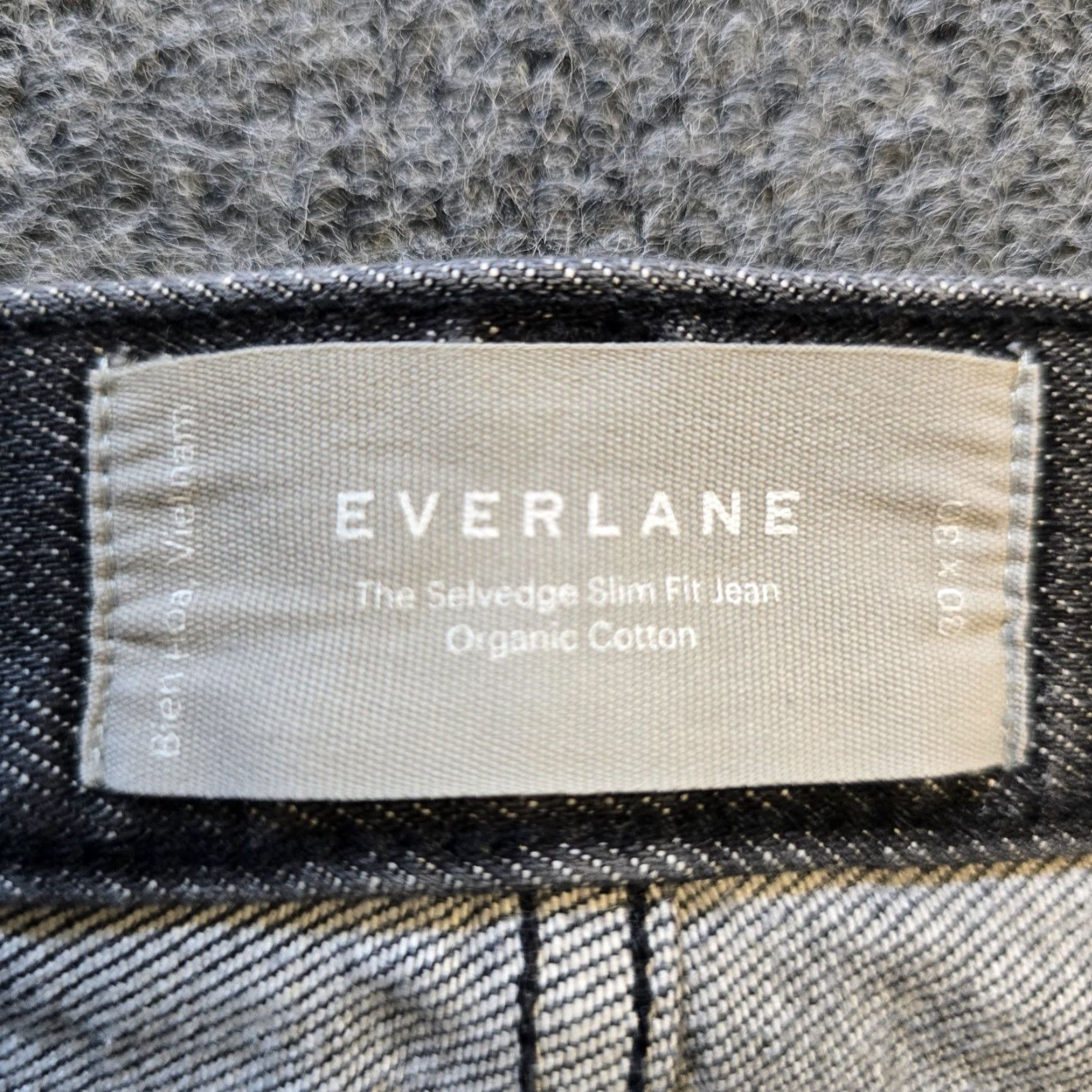 Everlane Everlane Jeans Slim Black Denim 30x30 5-Pocket Selvedge Hipster Preppy Mens Size US 30 / EU 46 - 4 Thumbnail