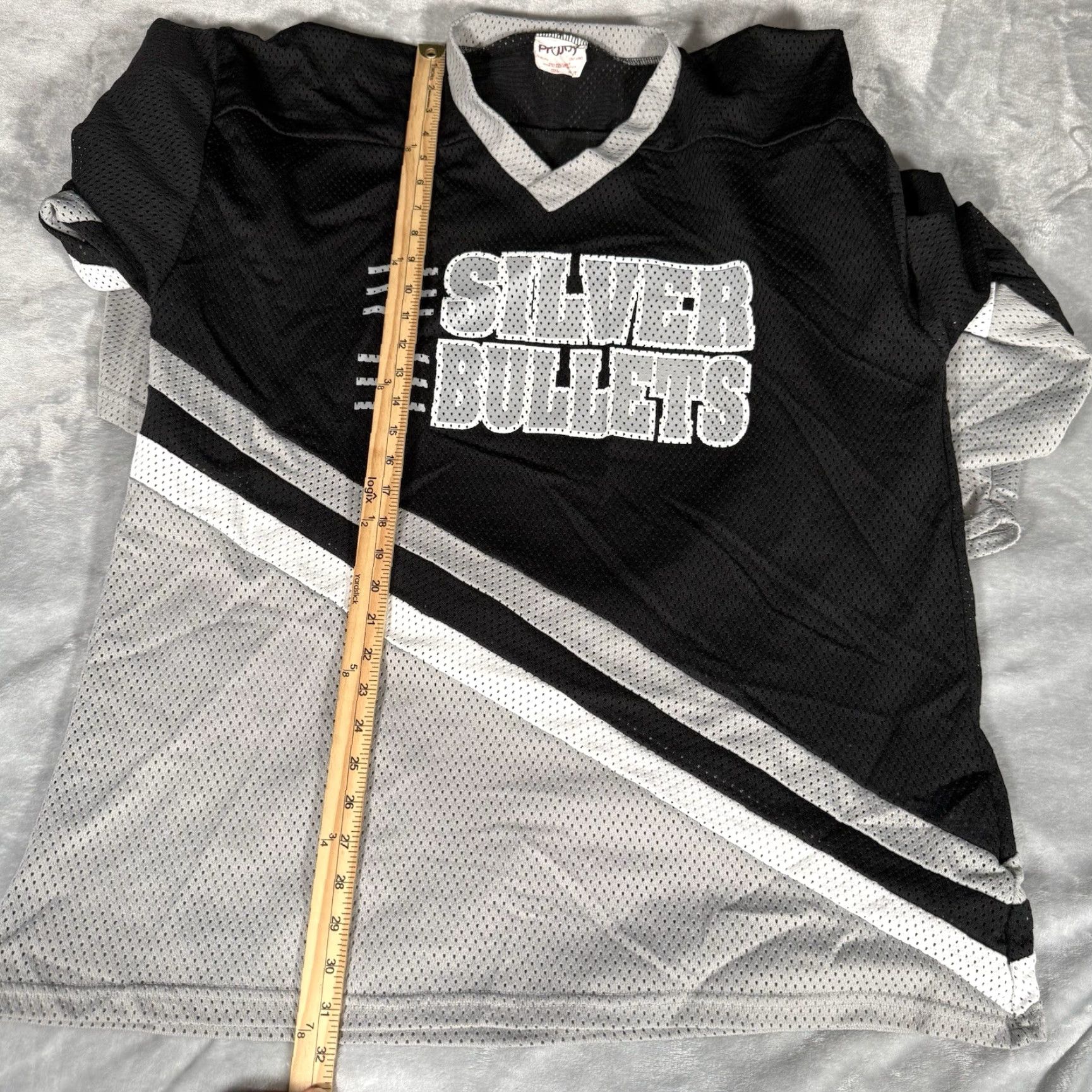 Vintage VINTAGE Silver Bullets Hockey Jersey Mens XL ProJoy Made In Canada Black Size US XL / EU 56 / 4 - 7 Thumbnail