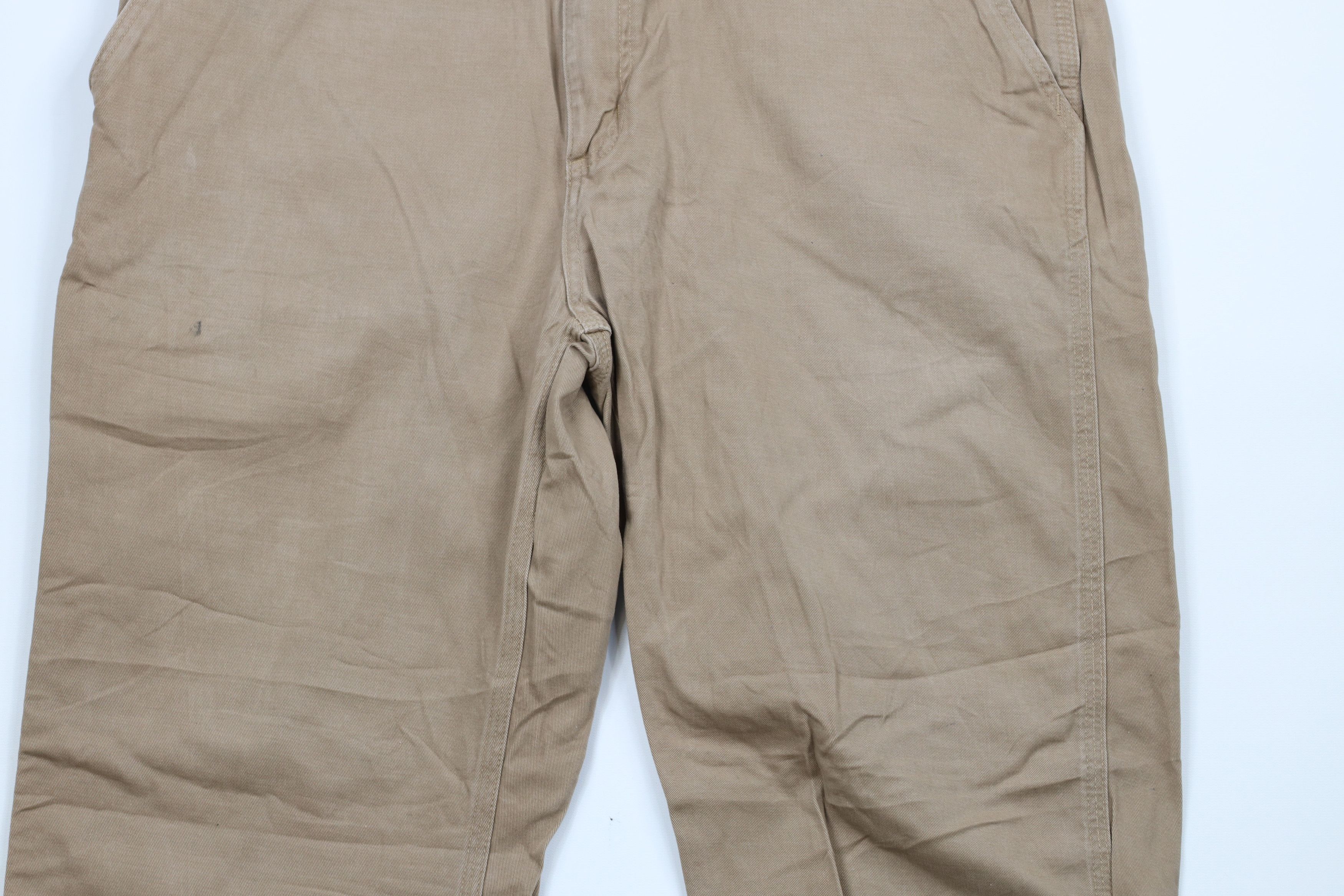 Carhartt Carhartt Spell Out Relaxed Fit Wide Leg Pants Brown Size US 38 / EU 54 - 3 Thumbnail