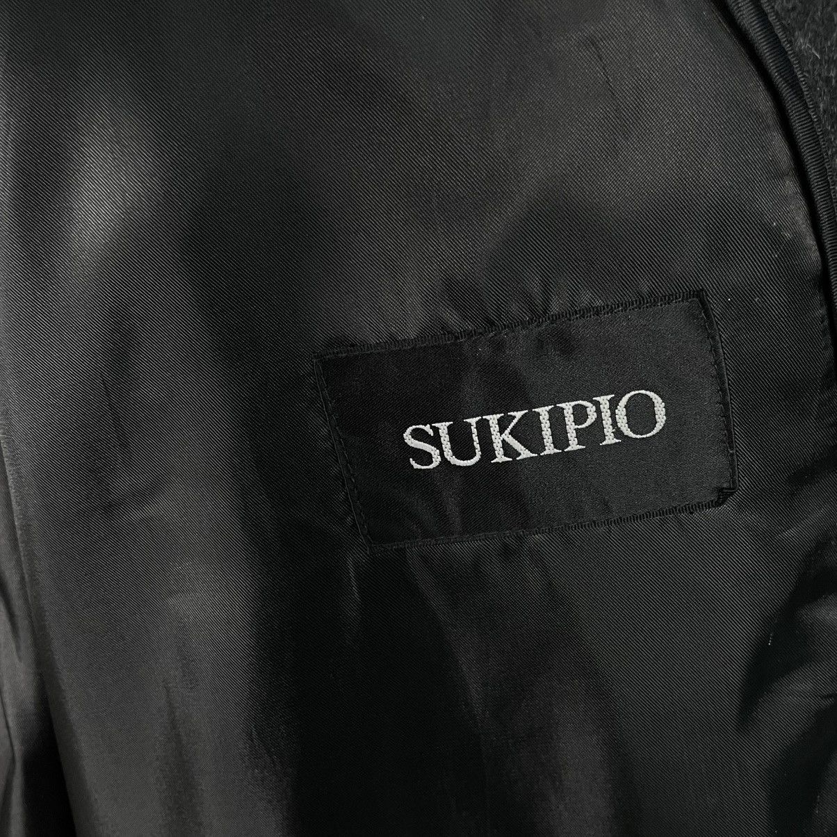 Japanese Brand Japanese Brand Sukipio Black Wool Coat Size US L / EU 52-54 / 3 - 16 Thumbnail