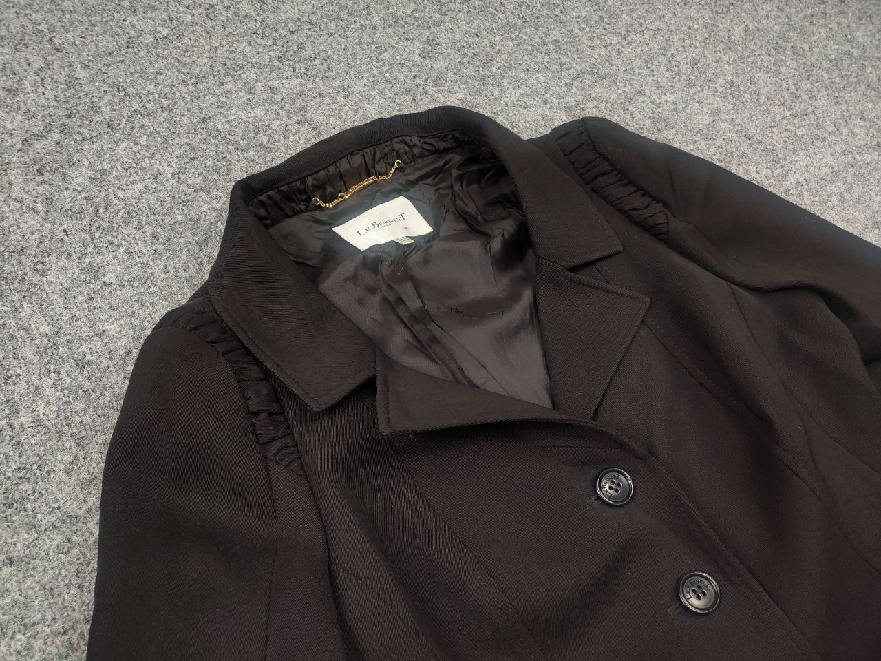 LK Bennett L.K. Bennett London Design Brown Wool Blend Blazer jacket Size L / US 10 / IT 46 - 4 Thumbnail