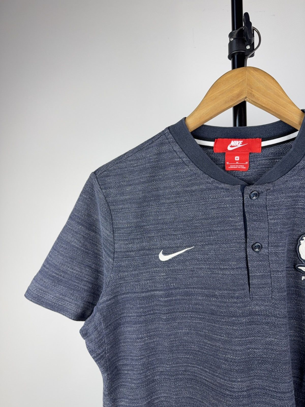 Nike Vintage 00s Nike soccer France FFF Polos T shirt Size US M / EU 48-50 / 2 - 2 Thumbnail