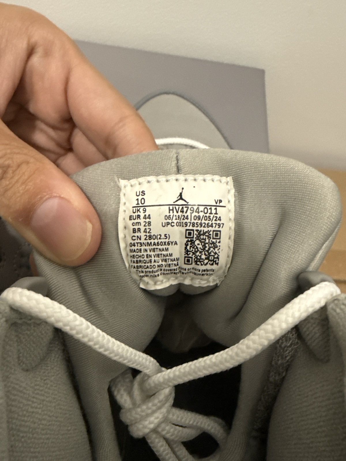 Jordan Brand Jordan 9 Retro Cool Grey 2025 Size US 10 / EU 43 - 9 Thumbnail