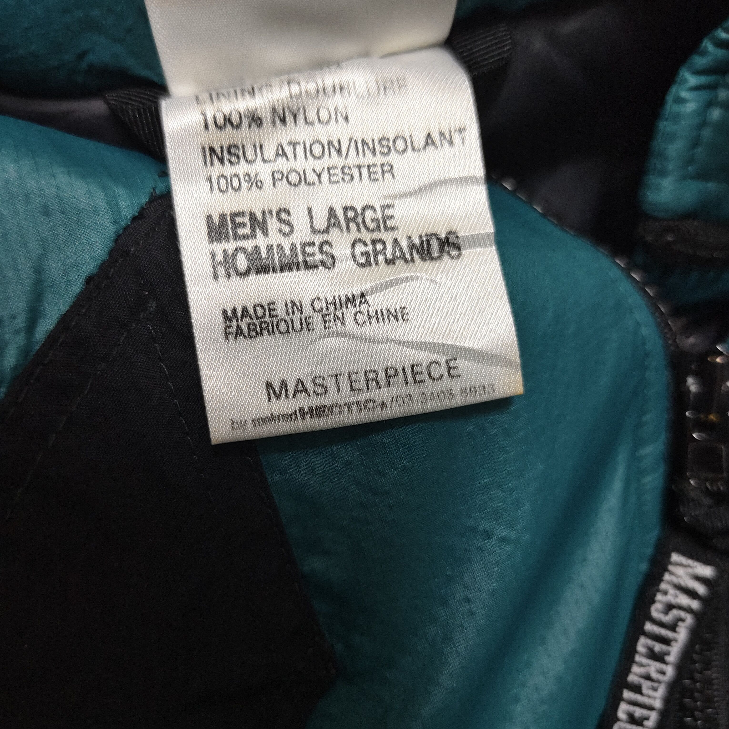 Japanese Brand × MasterPiece Masterpiece Pertex Green Black Puffer Jacket Size US L / EU 52-54 / 3 - 17 Thumbnail