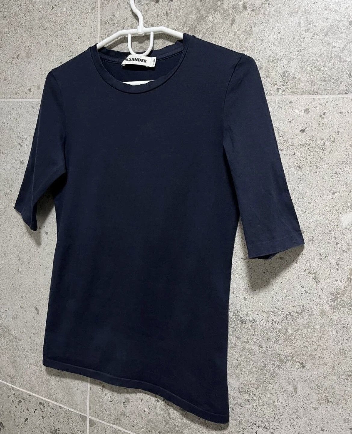 Jil Sander Jil Sander Navy Blue Tee Size S / US 4 / IT 40 - 2 Thumbnail