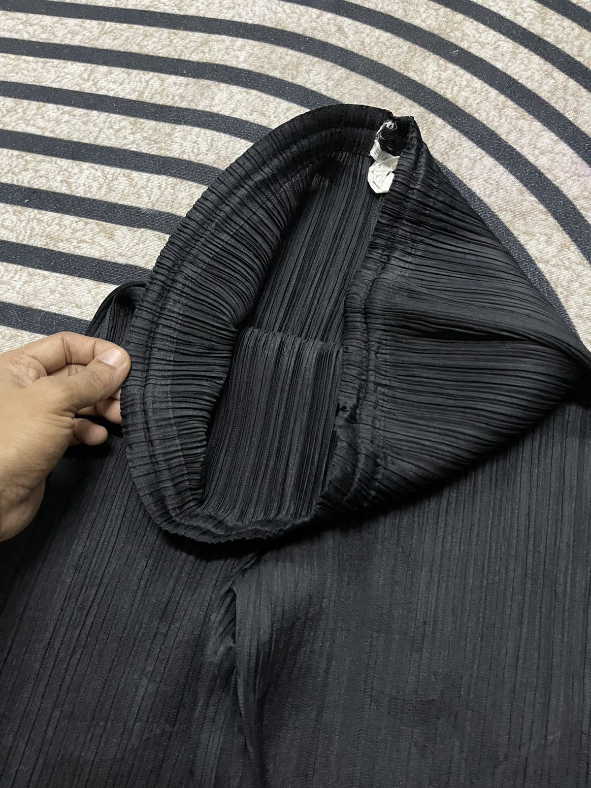 Japanese Brand × Pleats Please Issey Miyake × Vintage 90 ISSEY MIYAKE PLEATS PLEASE BLACK SIZE 1 Size US 31 - 6 Thumbnail