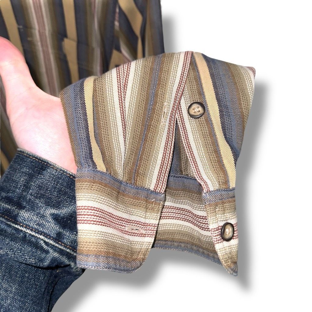 Gant GANT Brown and Green Chelsea Twill Button Down Shirt Size M Size US M / EU 48-50 / 2 - 8 Thumbnail