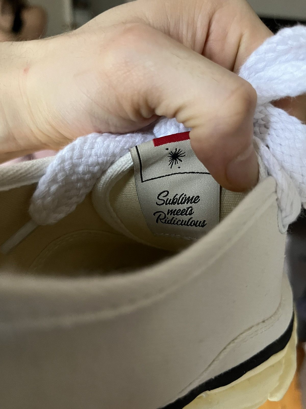 Maison MIHARA YASUHIRO × Vintage Maison Mihara Yasuhiro low White baker vintage sole canvas Size US 9 / IT 39 - 5 Thumbnail
