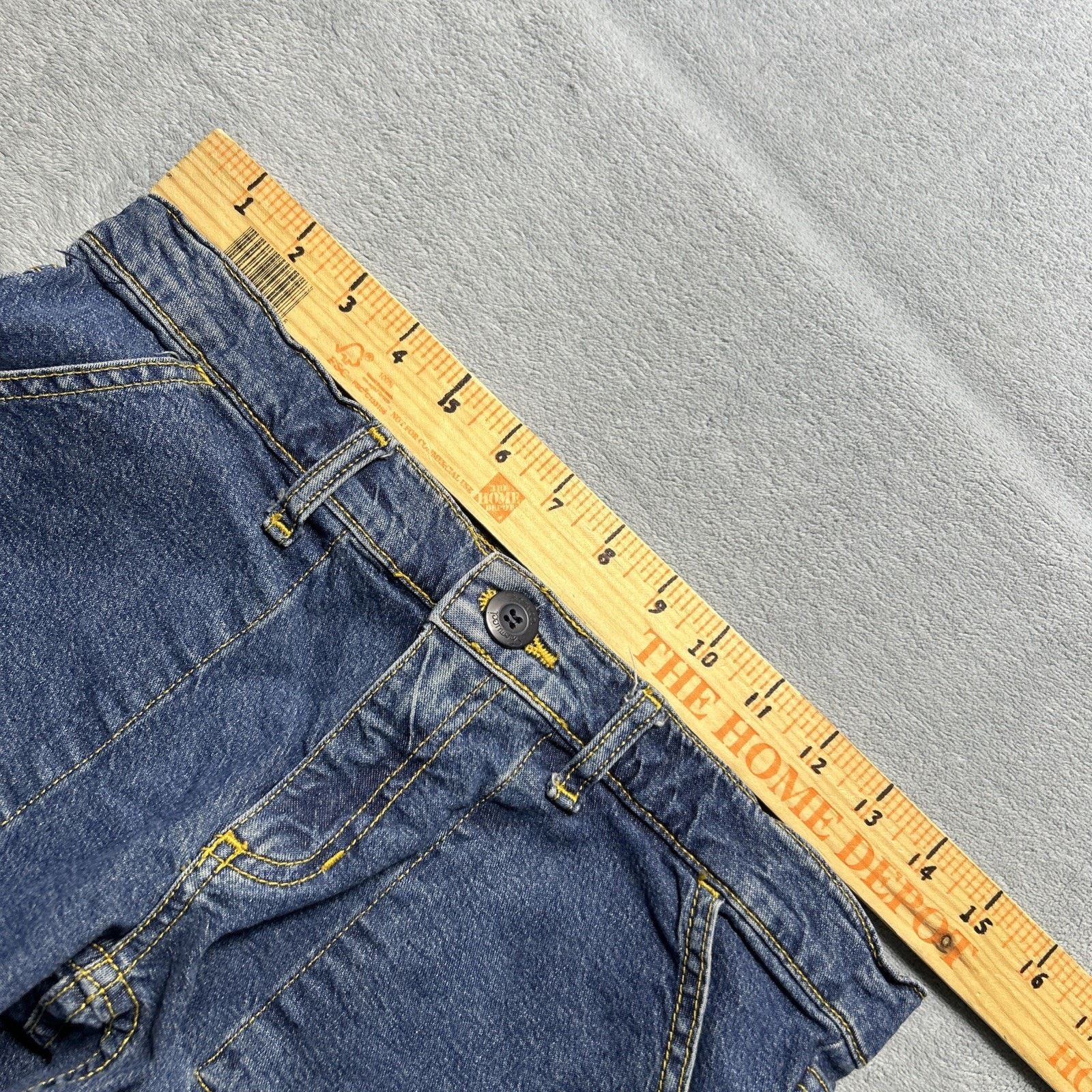 Fiorucci Y2k 2000s Beyond Baggy Cargo Pants Womens 5 30x32 Flare Dojo Size 27" / US 4 / IT 40 - 3 Thumbnail