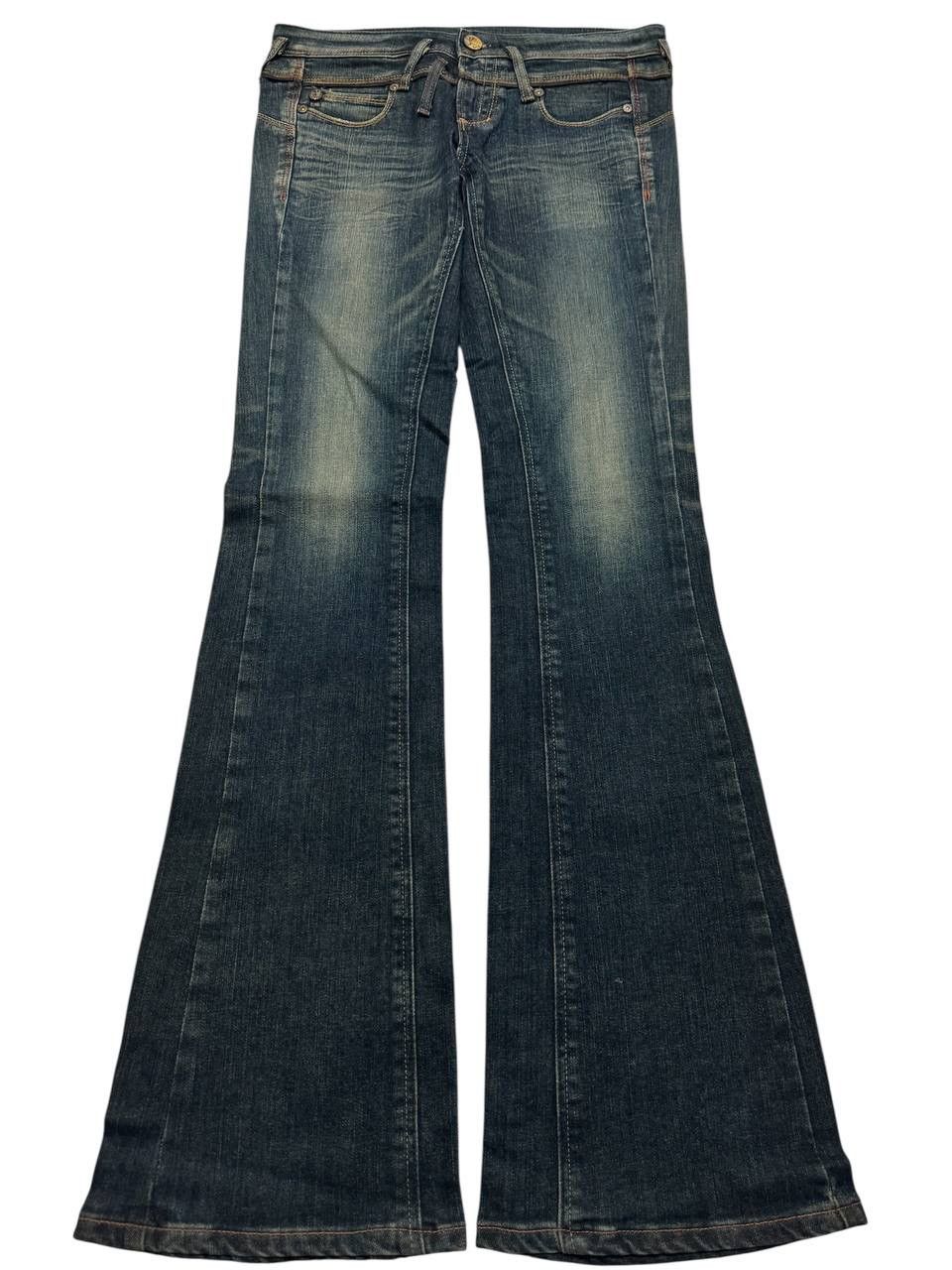 Edwin 💥Flared Bell Bottom💥Vintage Vienus Edwin Rusty Mud-Washed Size 29" - 2 Thumbnail