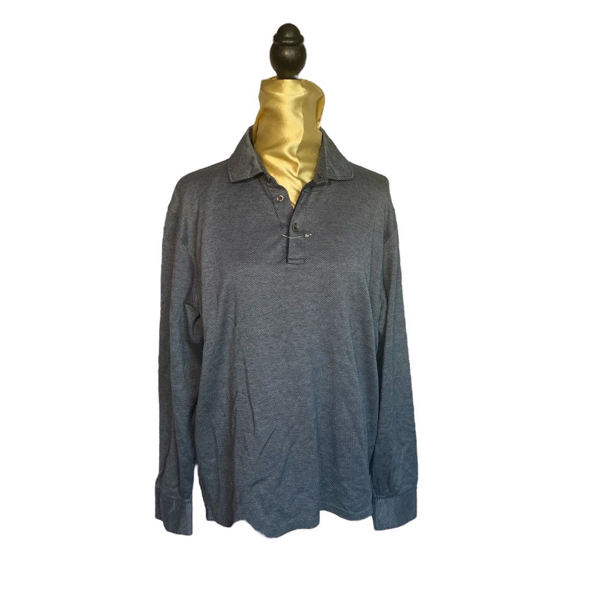 Ermenegildo Zegna Ermenegildo Zegna Cotton & Silk Polo Shirt new Size L Size US L / EU 52-54 / 3 - 1 Thumbnail