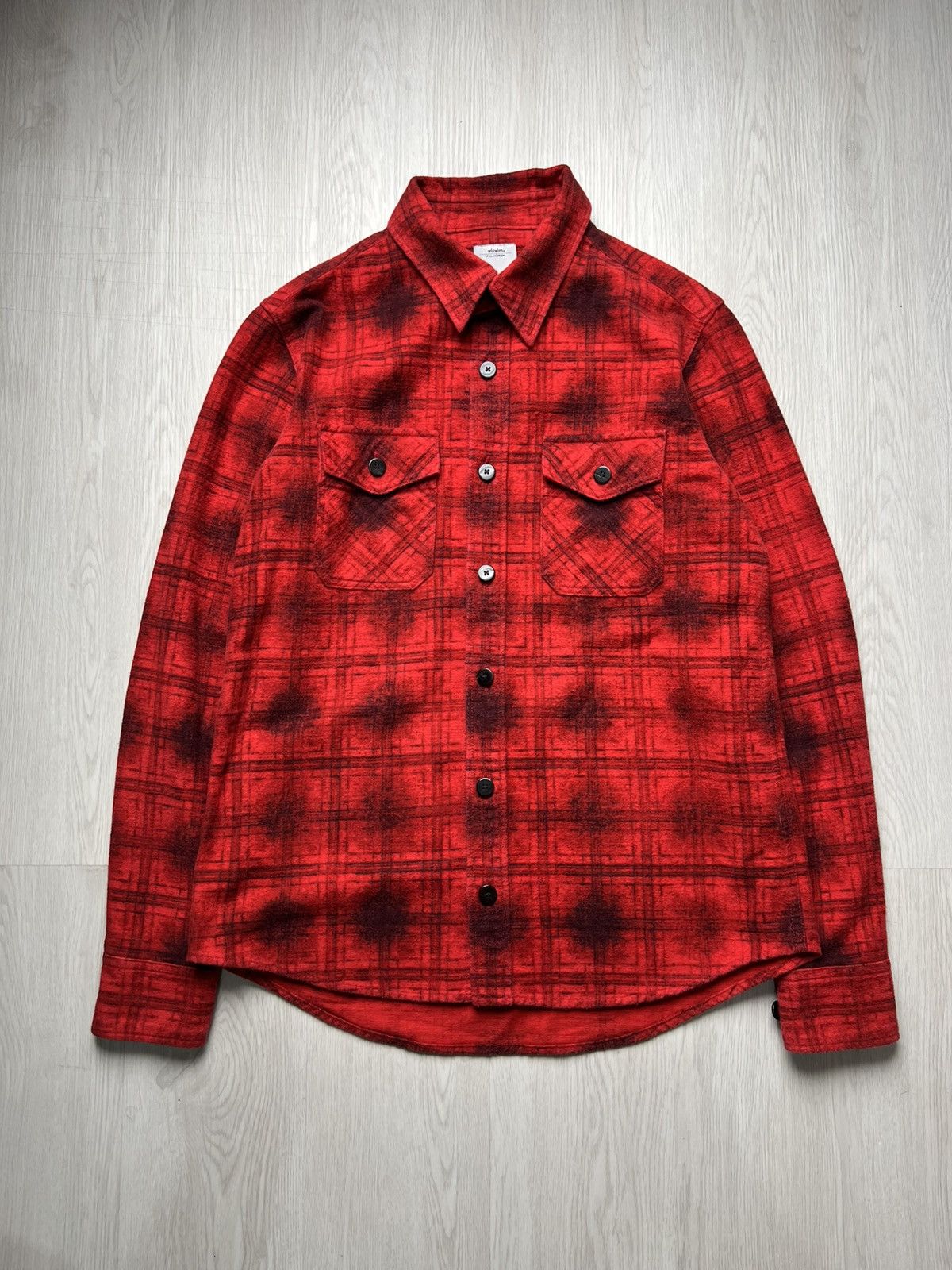 Visvim VISVIM BLACK ELK BRUSHED FLANNEL SHIRT Size US S / EU 44-46 / 1 - 1 Thumbnail