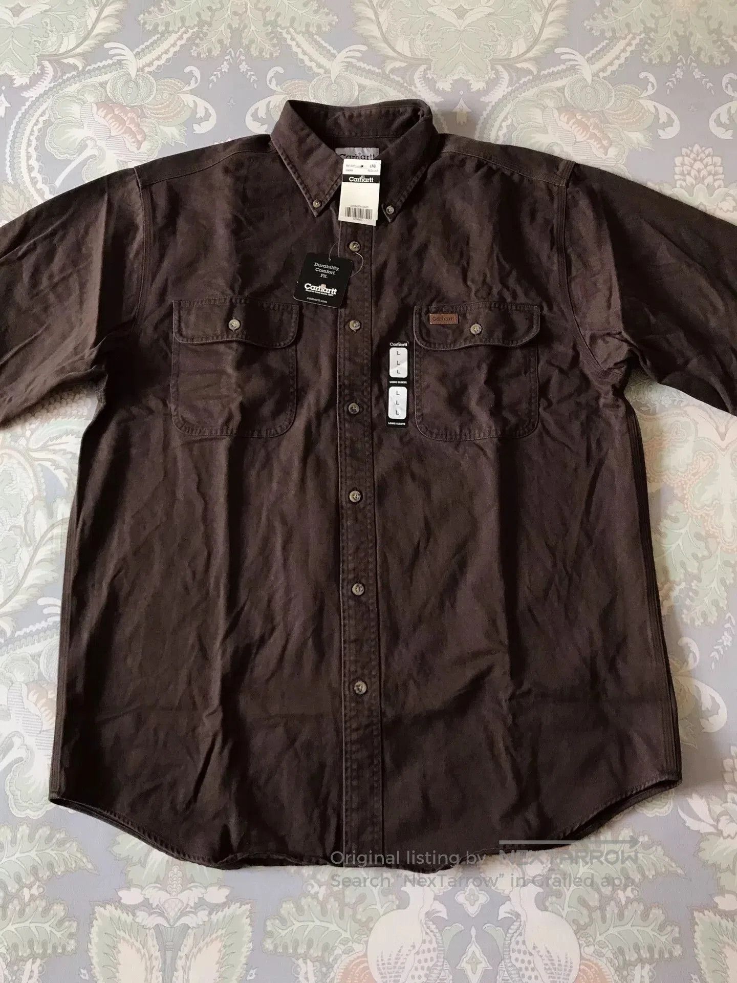 Carhartt Carhartt S09 DKB Work Shirt. Size US L / EU 52-54 / 3 - 3 Thumbnail