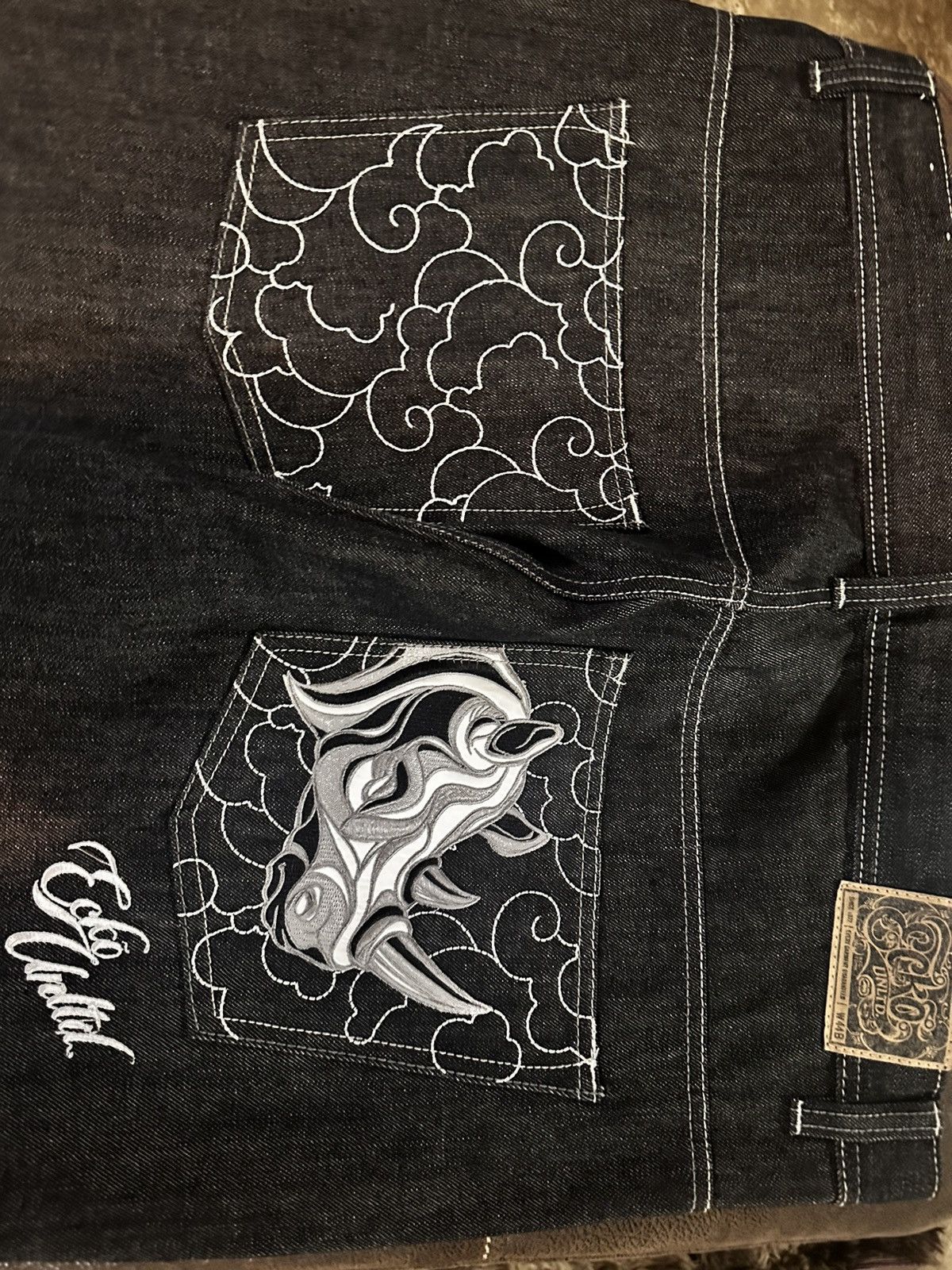 Ecko Unltd. Echo Unitd denim clean embroidery 44/34 Size US 44 / EU 60 - 3 Thumbnail