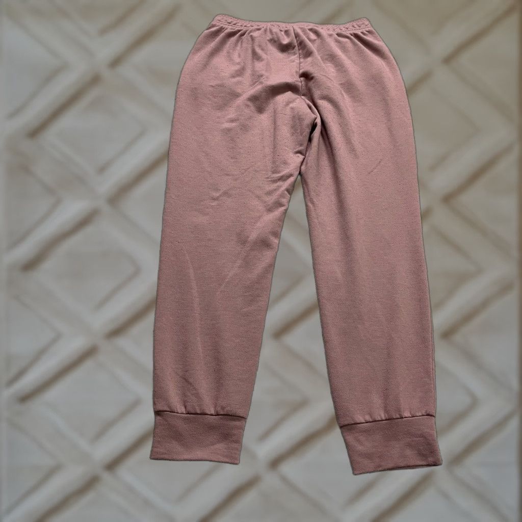 Eddie Bauer Eddie Bauer Womens Small Old Rose Lounge Jogger Pants Fleece Tapered 29x27.5 Size 28" / US 6 / IT 42 - 1 Thumbnail