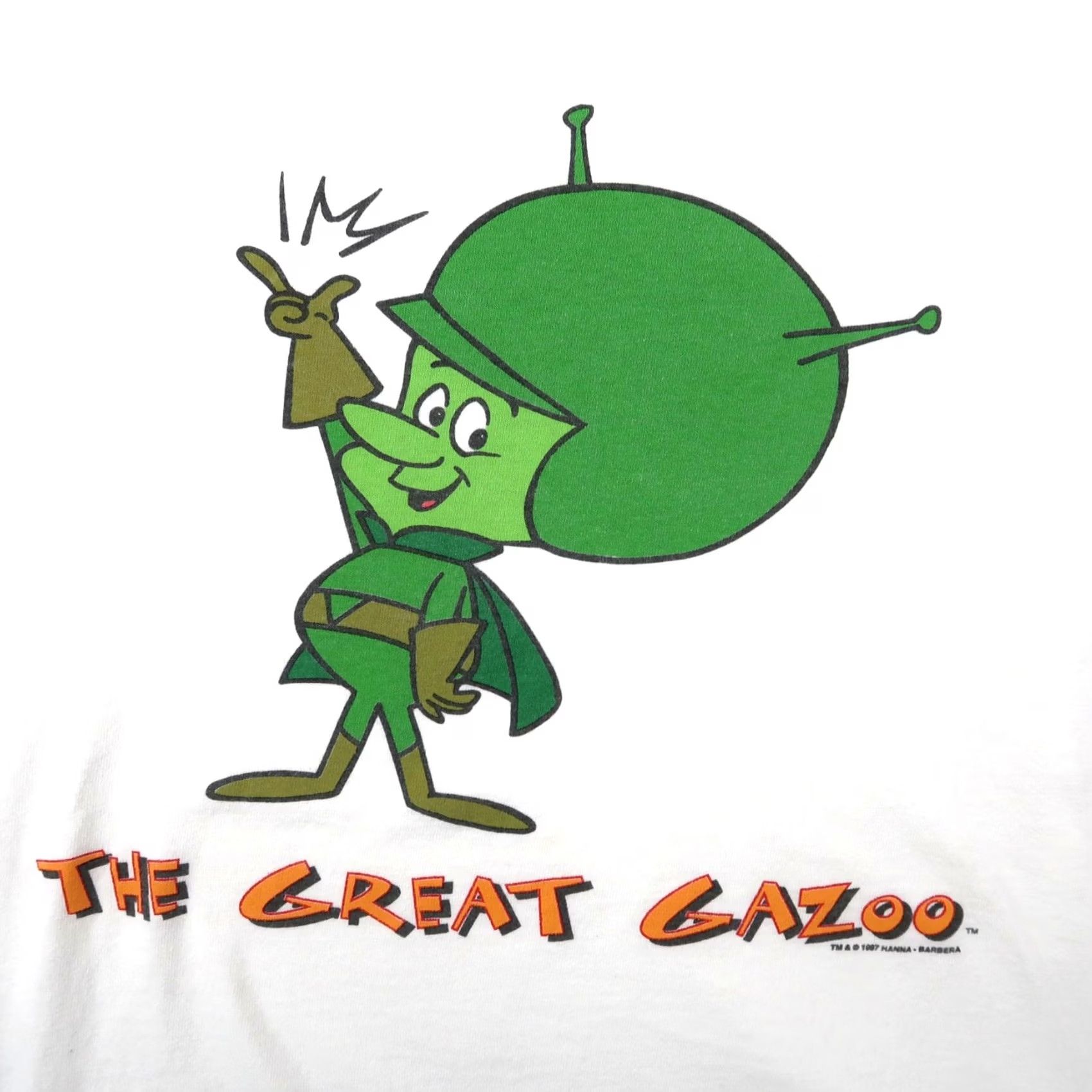 Greats VINTAGE The Flintstones T Shirt Giant XL White 90s Cartoon Great Gazoo Mens Leather? Size US XL / EU 56 / 4 - 3 Thumbnail