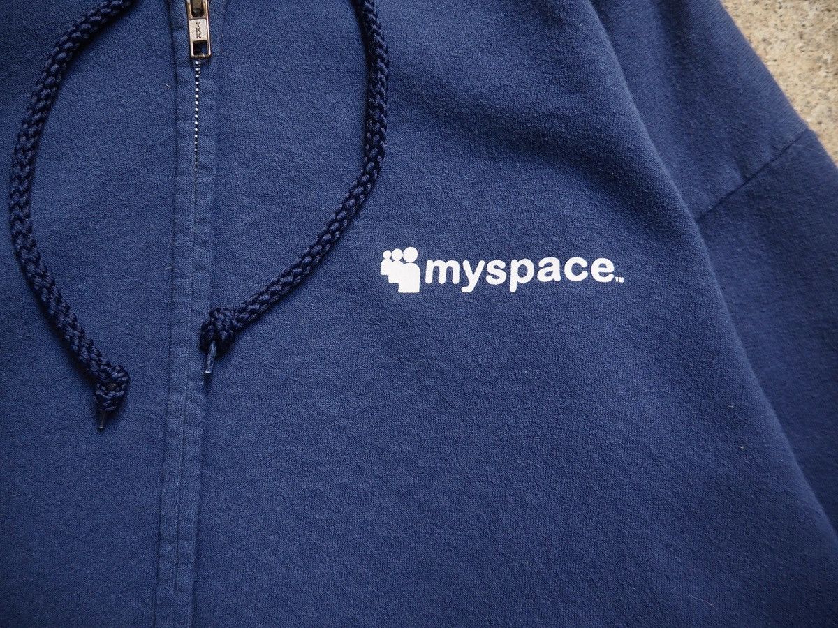 Hanes Y2k MySpace promotional hoodie, Hanes, mid-to-late 2000s Size US M / EU 48-50 / 2 - 3 Thumbnail